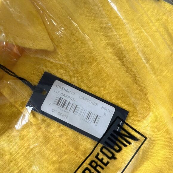 Vilebrequin Men’s Caroubis Long Sleeve Linen Button Front Shirt Size S NWT - Picture 3 of 3